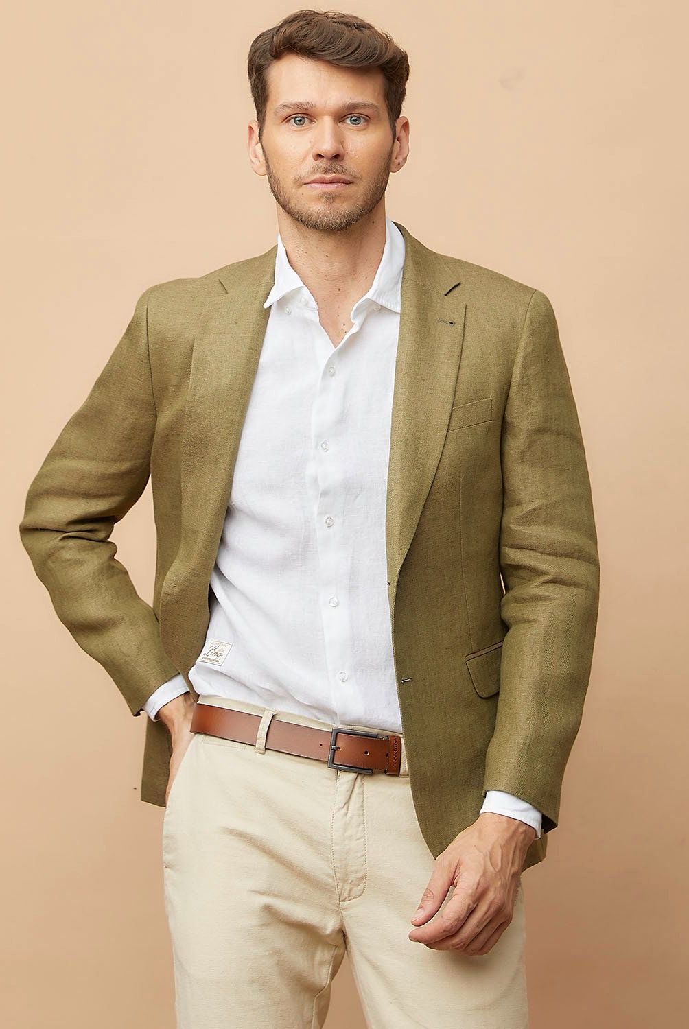 LA MARTINA - Vestón Regular Fit Lino Hombre La Martina