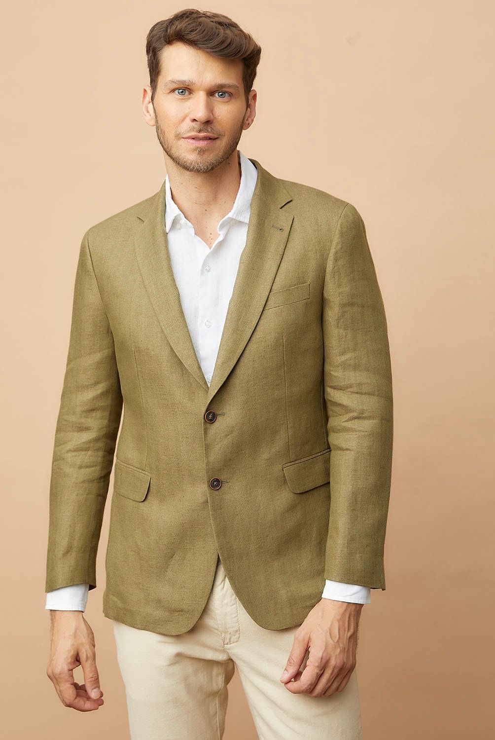 LA MARTINA - Vestón Regular Fit Lino Hombre La Martina