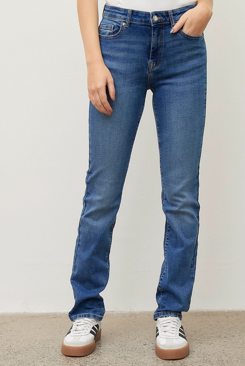 ONLY - Jeans Slim Fit Tiro Medio Mujer Only