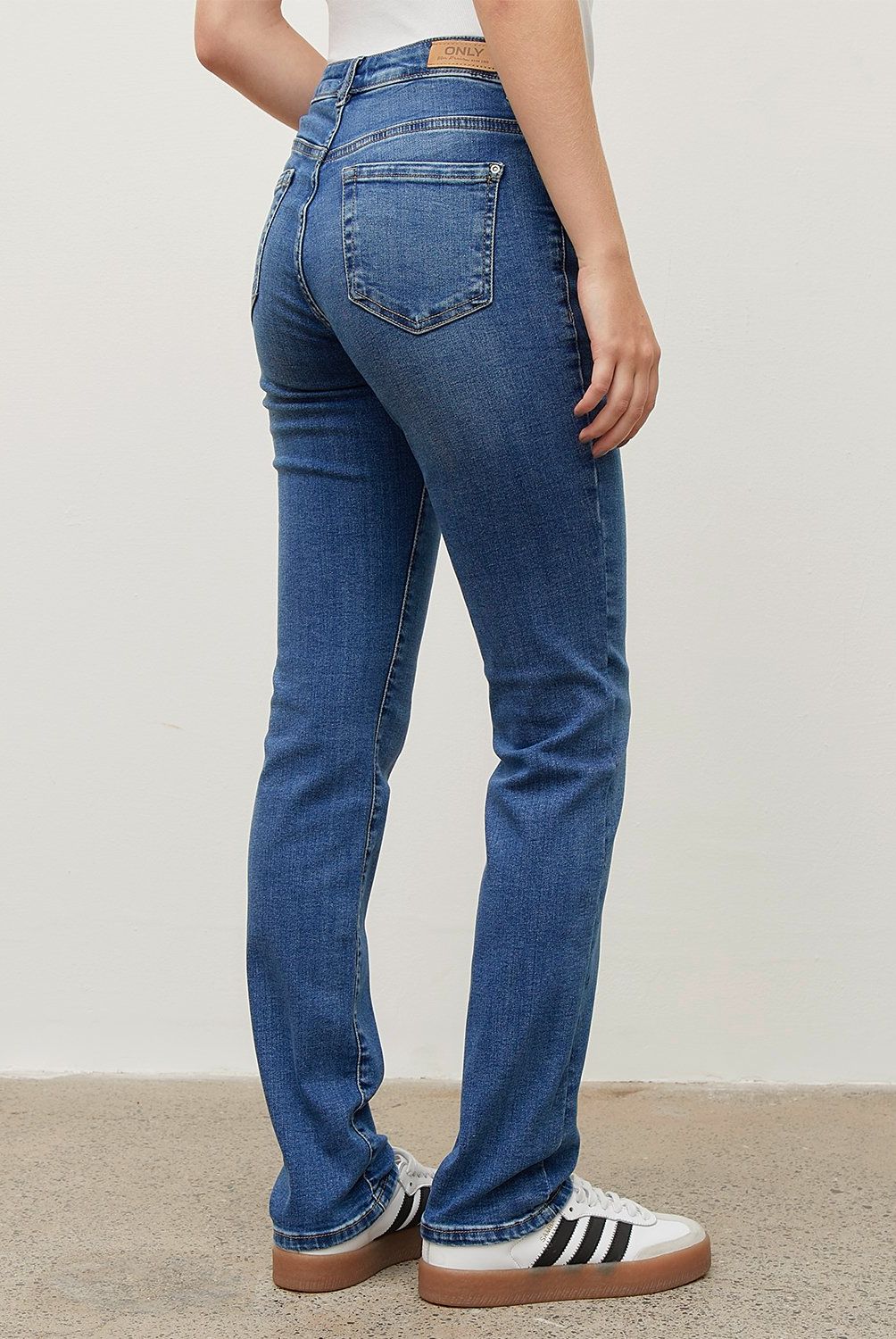 ONLY - Jeans Slim Fit Tiro Medio Mujer Only