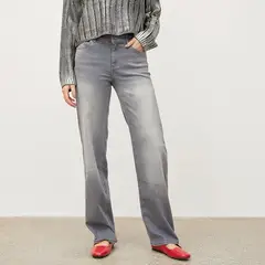 ONLY - Jeans Straight Tiro Medio Mujer