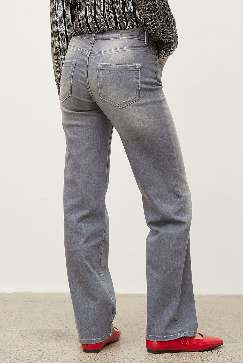 ONLY - Jeans Straight Tiro Medio Mujer Only