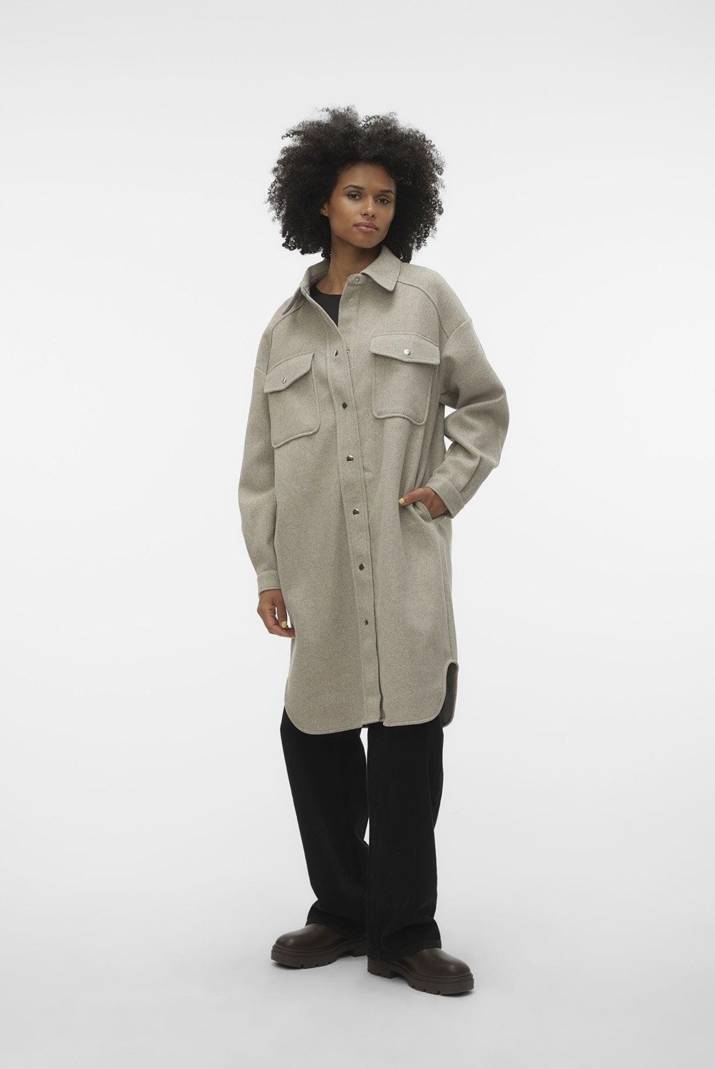 VERO MODA - Chaqueta Larga Mujer Vero Moda