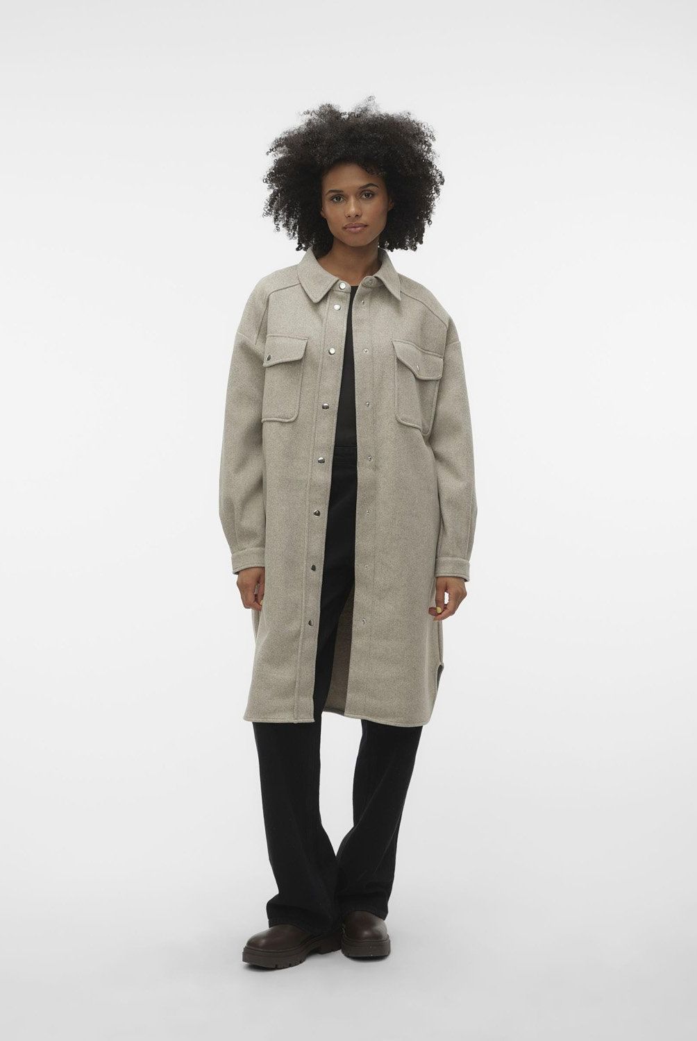 VERO MODA - Chaqueta Larga Mujer Vero Moda
