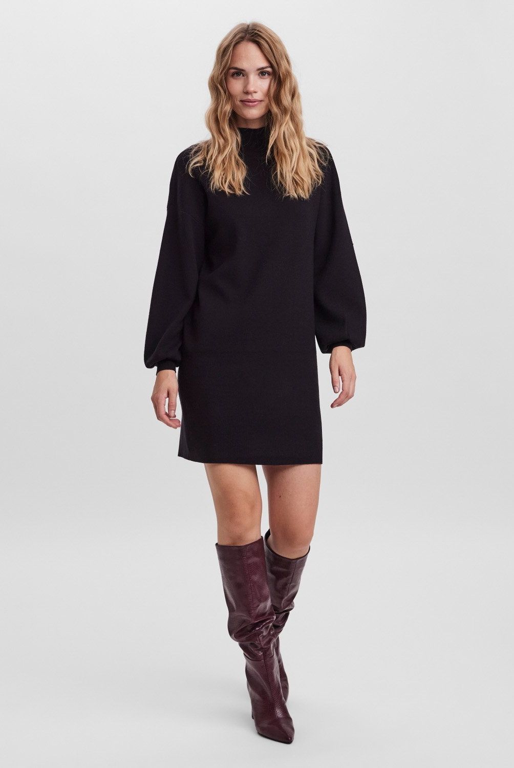 VERO MODA - Vestido Cuello Alto Mujer Vero Moda