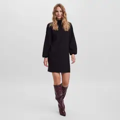 VERO MODA - Vestido Cuello Alto Mujer