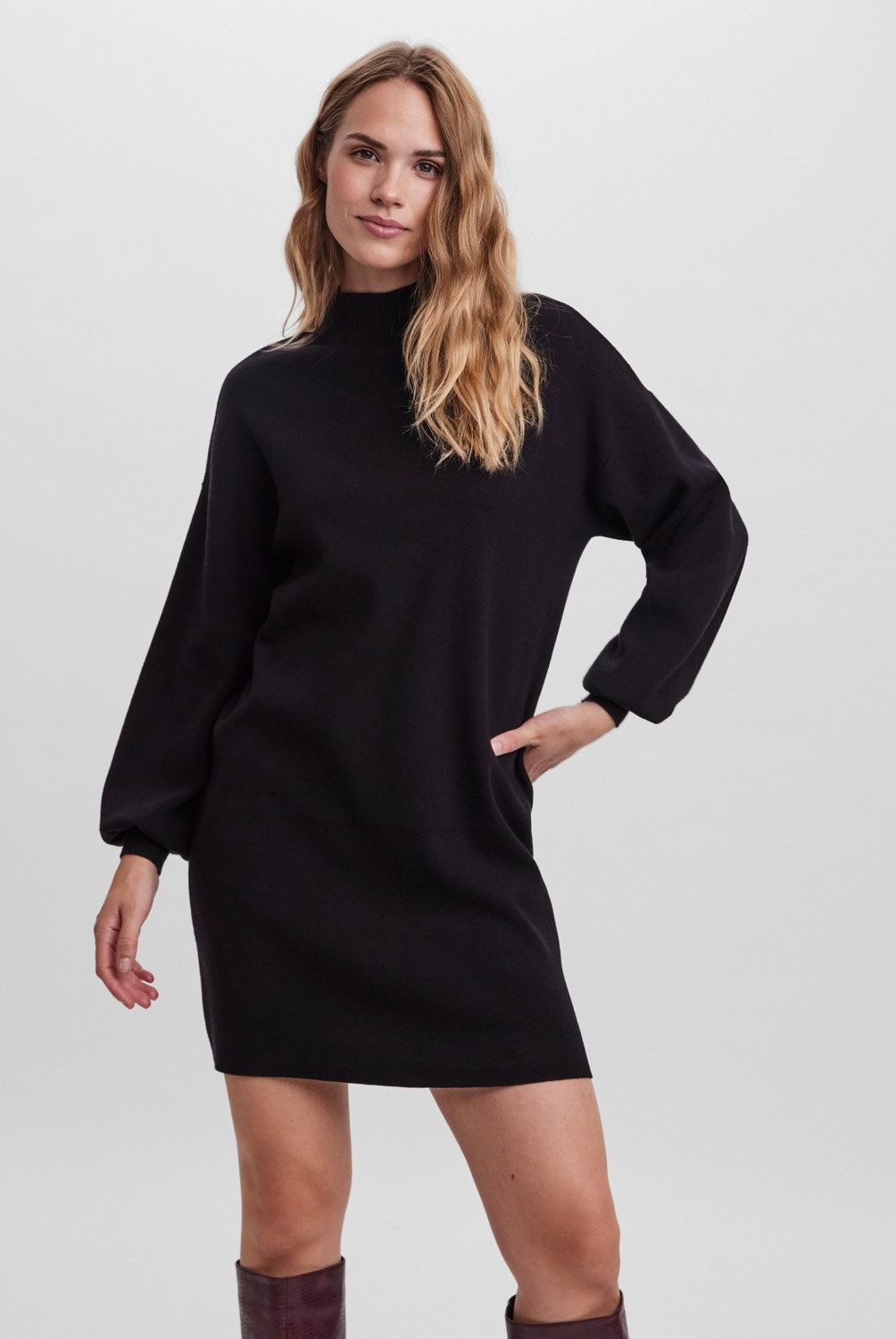 VERO MODA - Vestido Cuello Alto Mujer Vero Moda