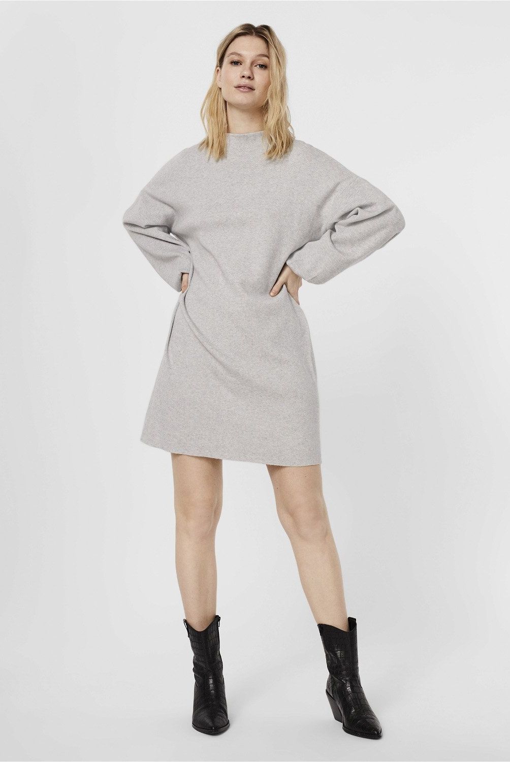 VERO MODA - Vestido Cuello Alto Mujer Vero Moda