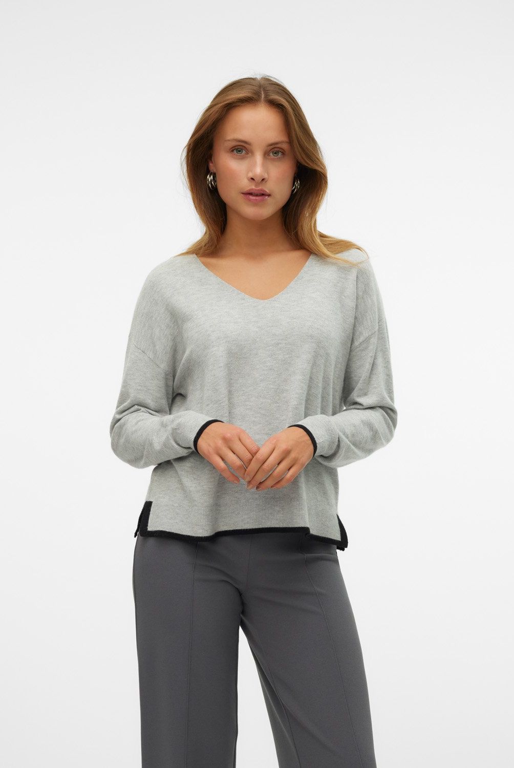 VERO MODA - Sweater Cuello En V Mujer Vero Moda