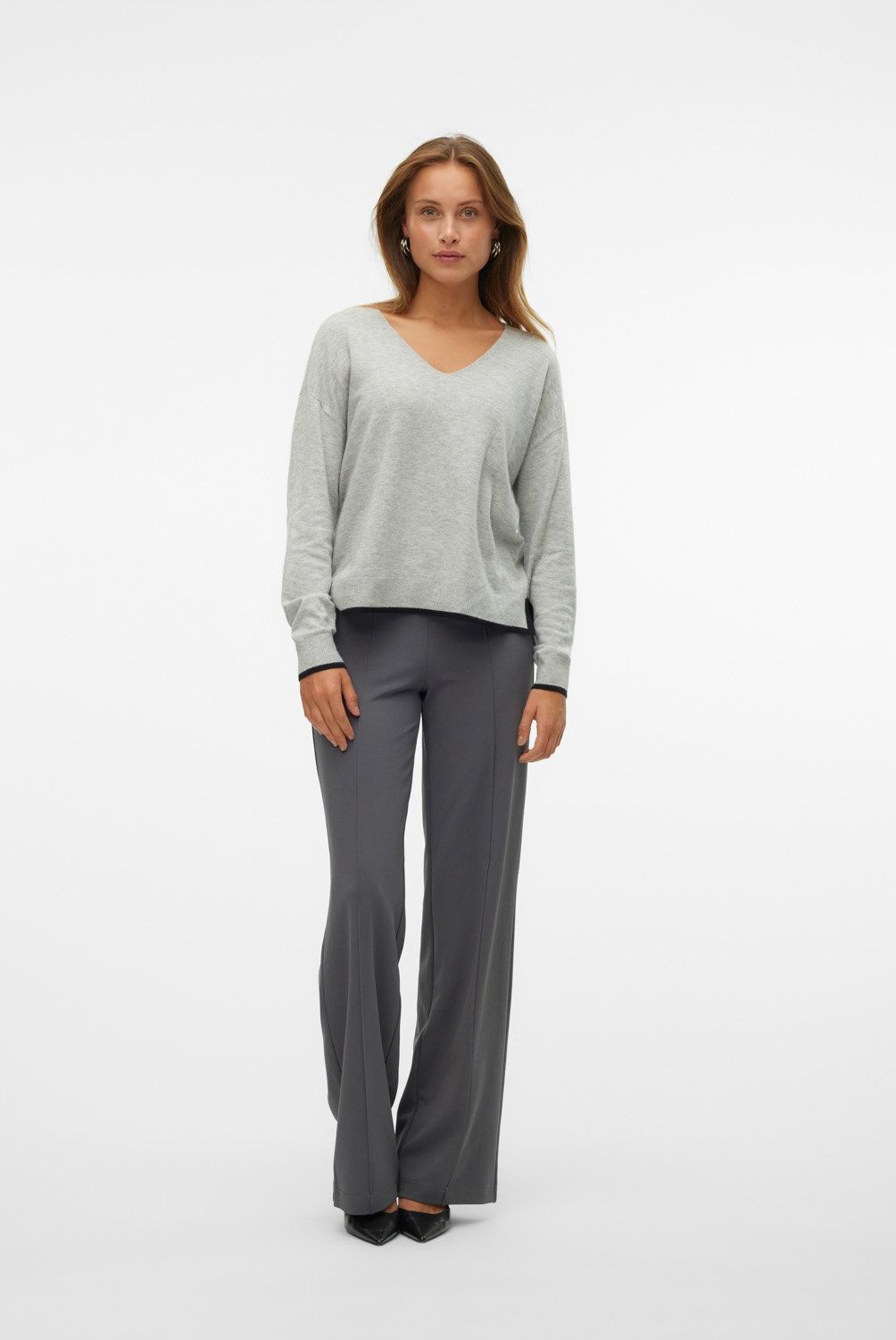 VERO MODA - Sweater Cuello En V Mujer Vero Moda