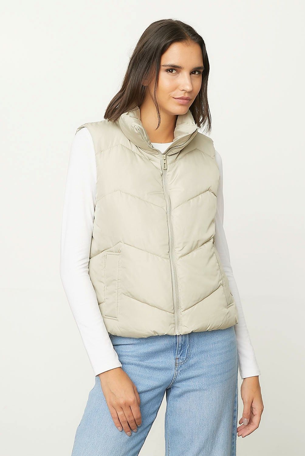 VERO MODA - Parka Sin Mangas Mujer Vero Moda