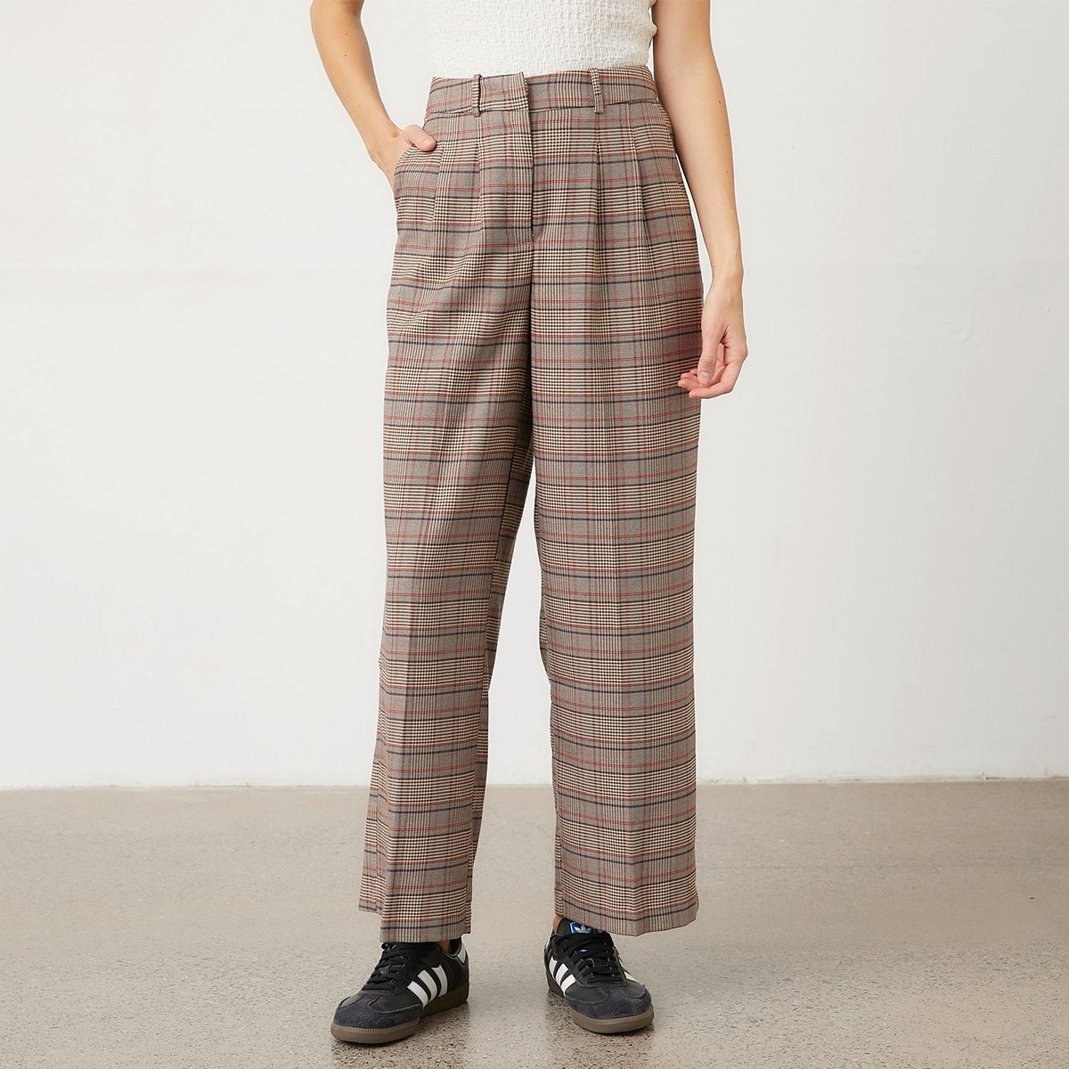 VERO MODA - Pantalón Cuadros Mujer Vero Moda