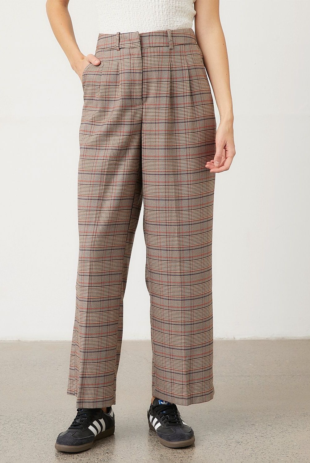 VERO MODA - Pantalón Cuadros Mujer Vero Moda