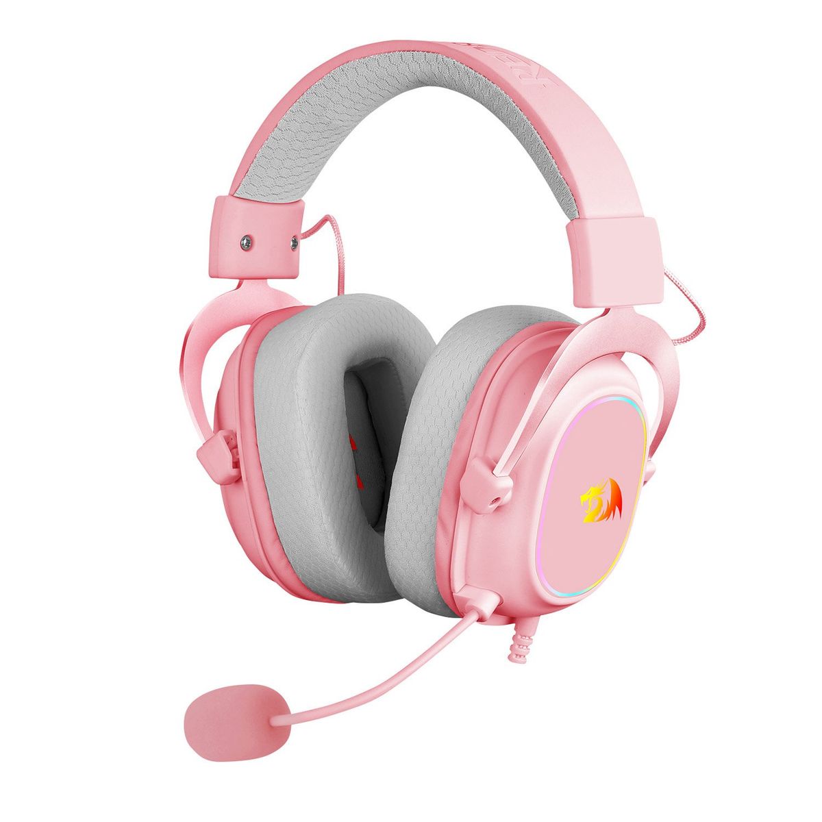 REDRAGON - Audífono Headset Redragon H510P RGB Zeus X Pink