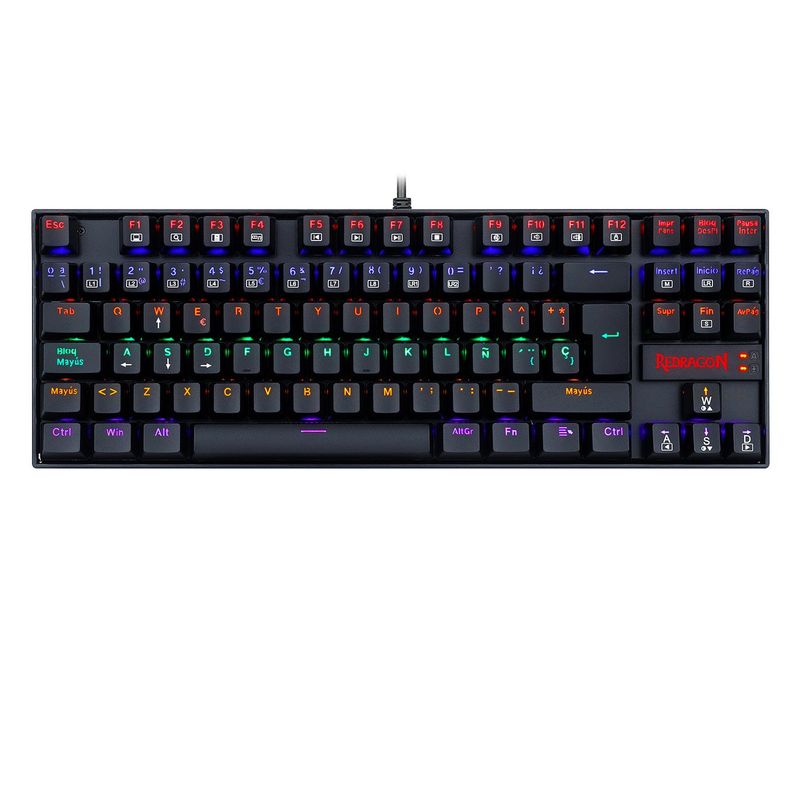 REDRAGON - Teclado Kumara 2 Black K552KR SP Redragon
