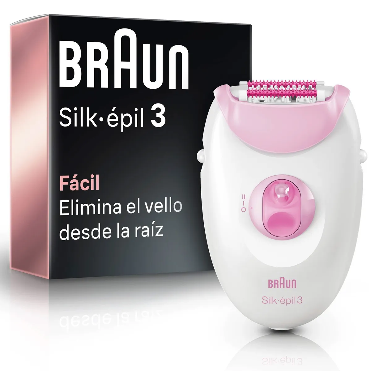 BRAUN - Depiladora Eléctrica De Pinza Silk Épil 3 3031 2 Velocidades Braun