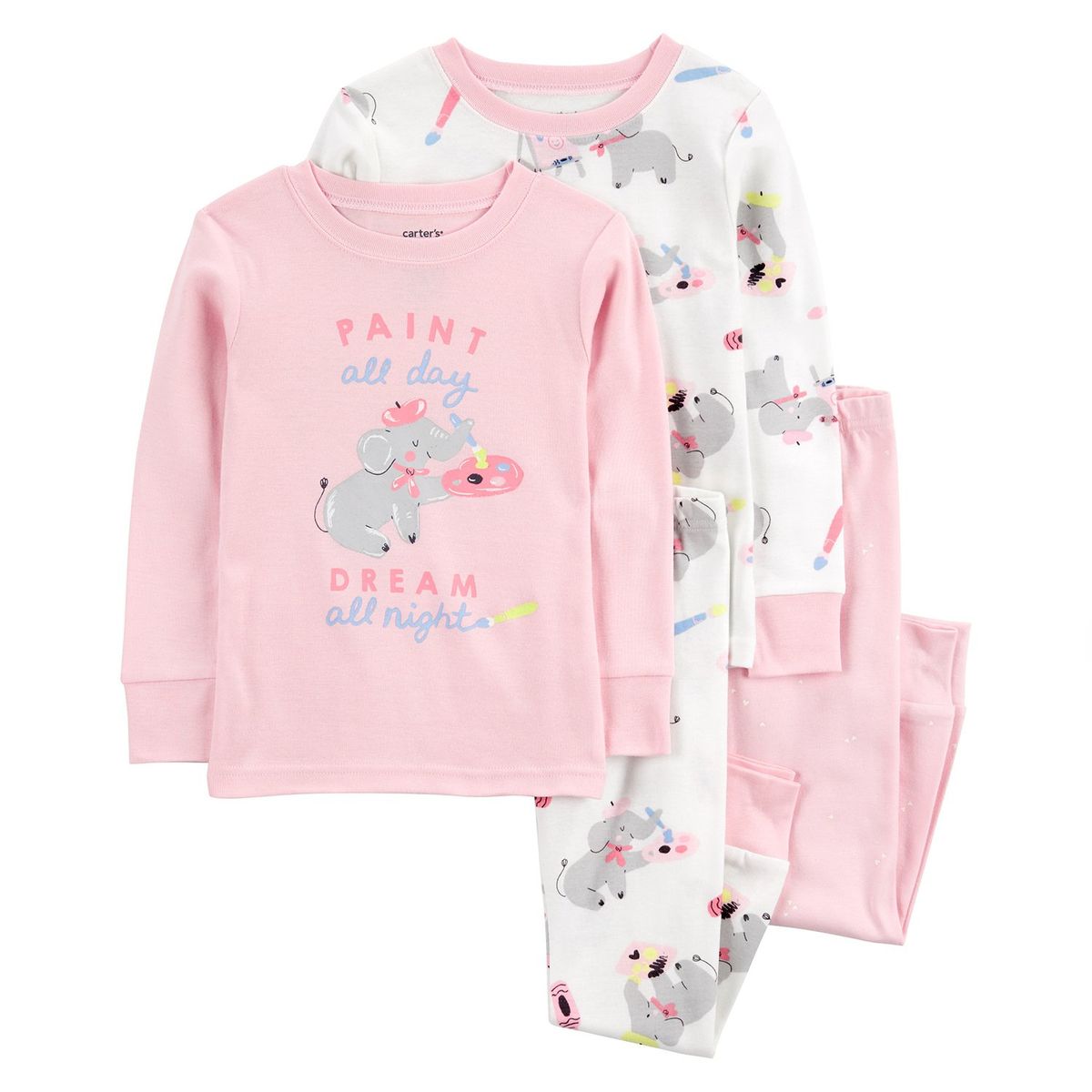 CARTER'S - Pijama 4 Piezas Bebé Niña Carter's