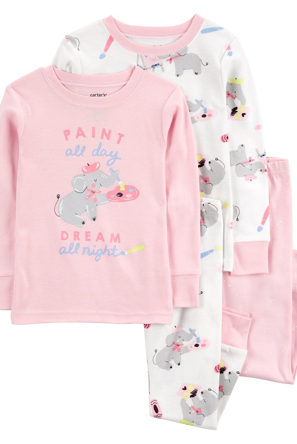 CARTER'S - Pijama 4 Piezas Bebé Niña Carter's