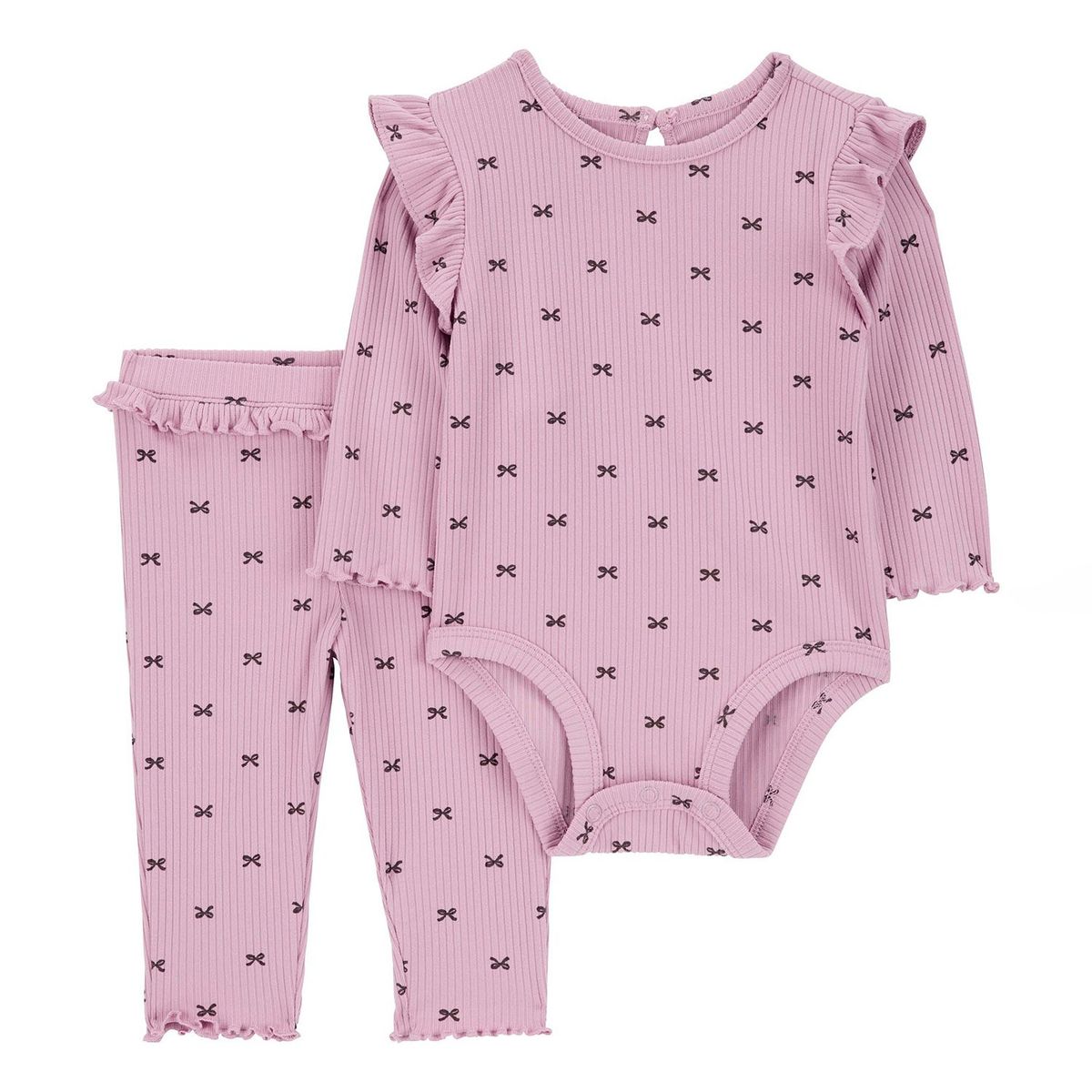 CARTER'S - Conjunto 2 Piezas Body Y Calza Bebé Niña Carter's