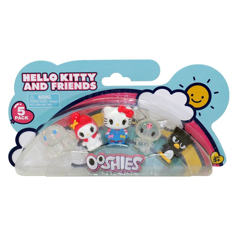 HELLO KITTY - Ooshies 5 Figuras Hello Kitty
