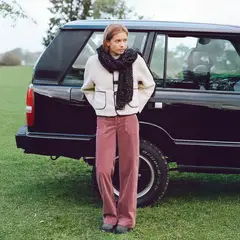 BROWNIE - Pantalón Pana Culotte Bolsillo Frontal Mujer