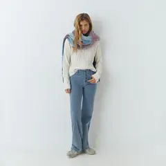 BROWNIE - Pantalón Pana Culotte Bolsillo Frontal Mujer