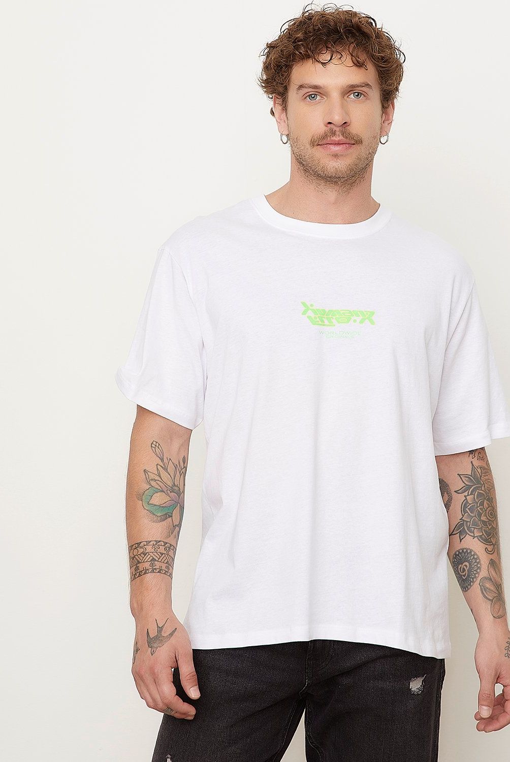 JACK&JONES - Polera Portal Algodón Oversize Hombre Jack&Jones
