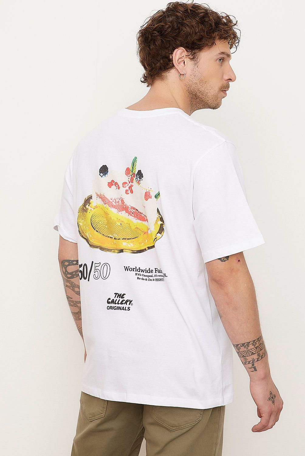 JACK&JONES - Polera Realmeal Algodón Oversize Hombre Jack&Jones