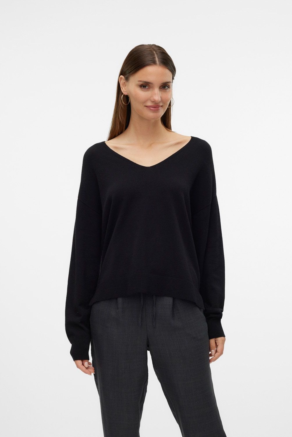 VERO MODA - Sweater Cuello En V Mujer Vero Moda