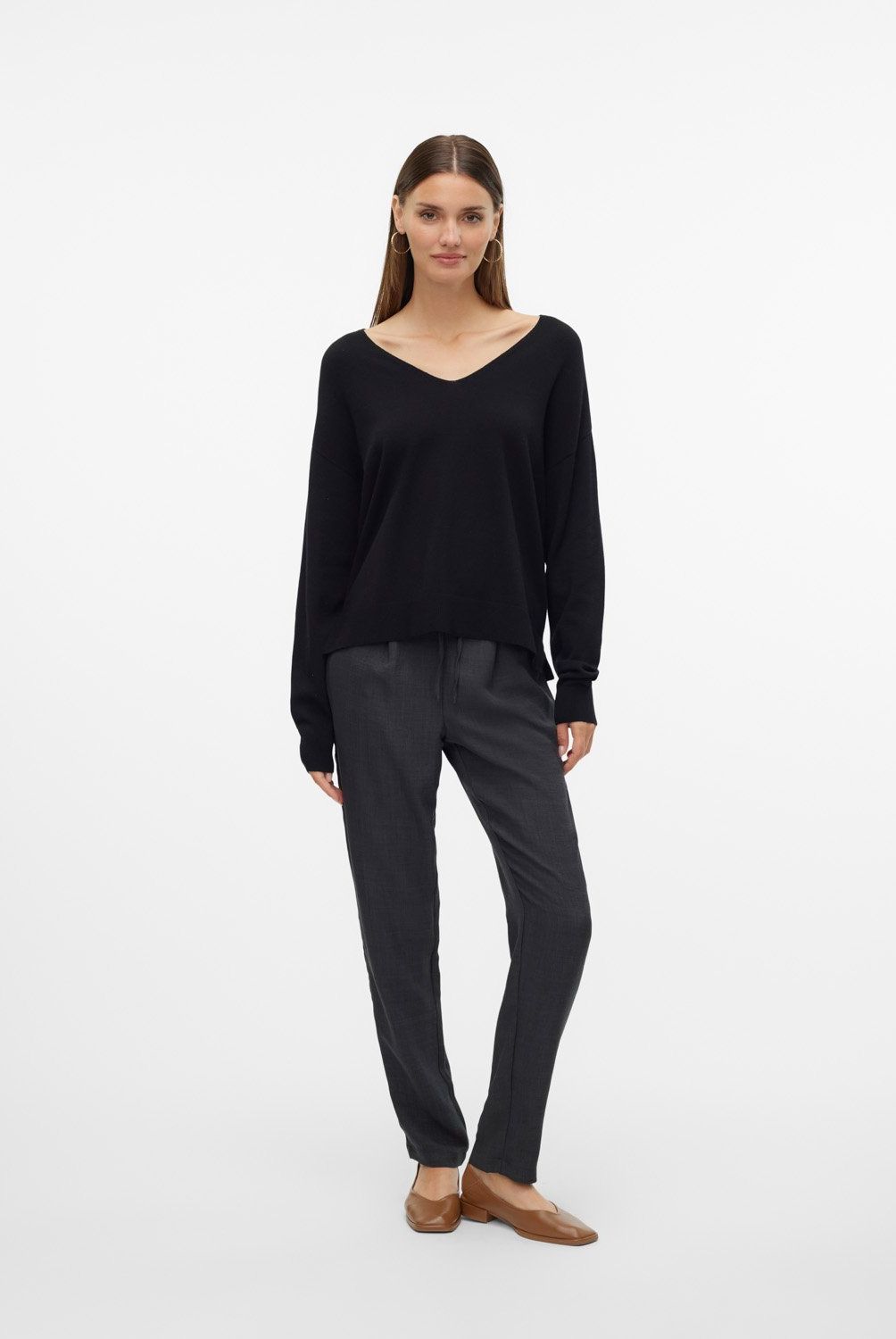 VERO MODA - Sweater Cuello En V Mujer Vero Moda