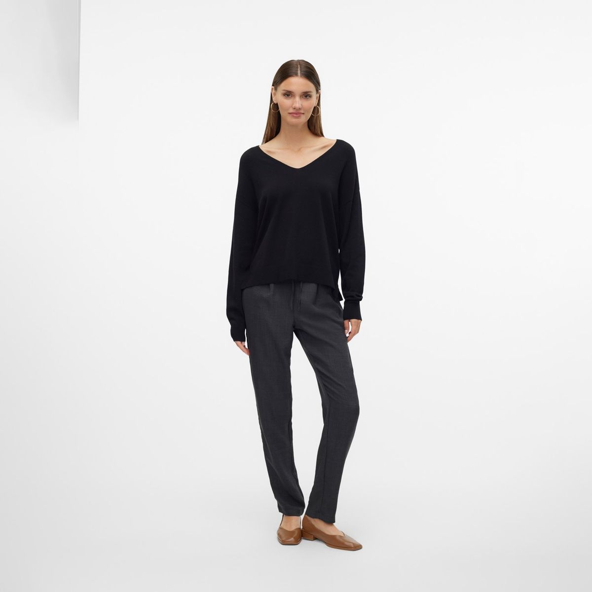VERO MODA - Sweater Cuello En V Mujer Vero Moda