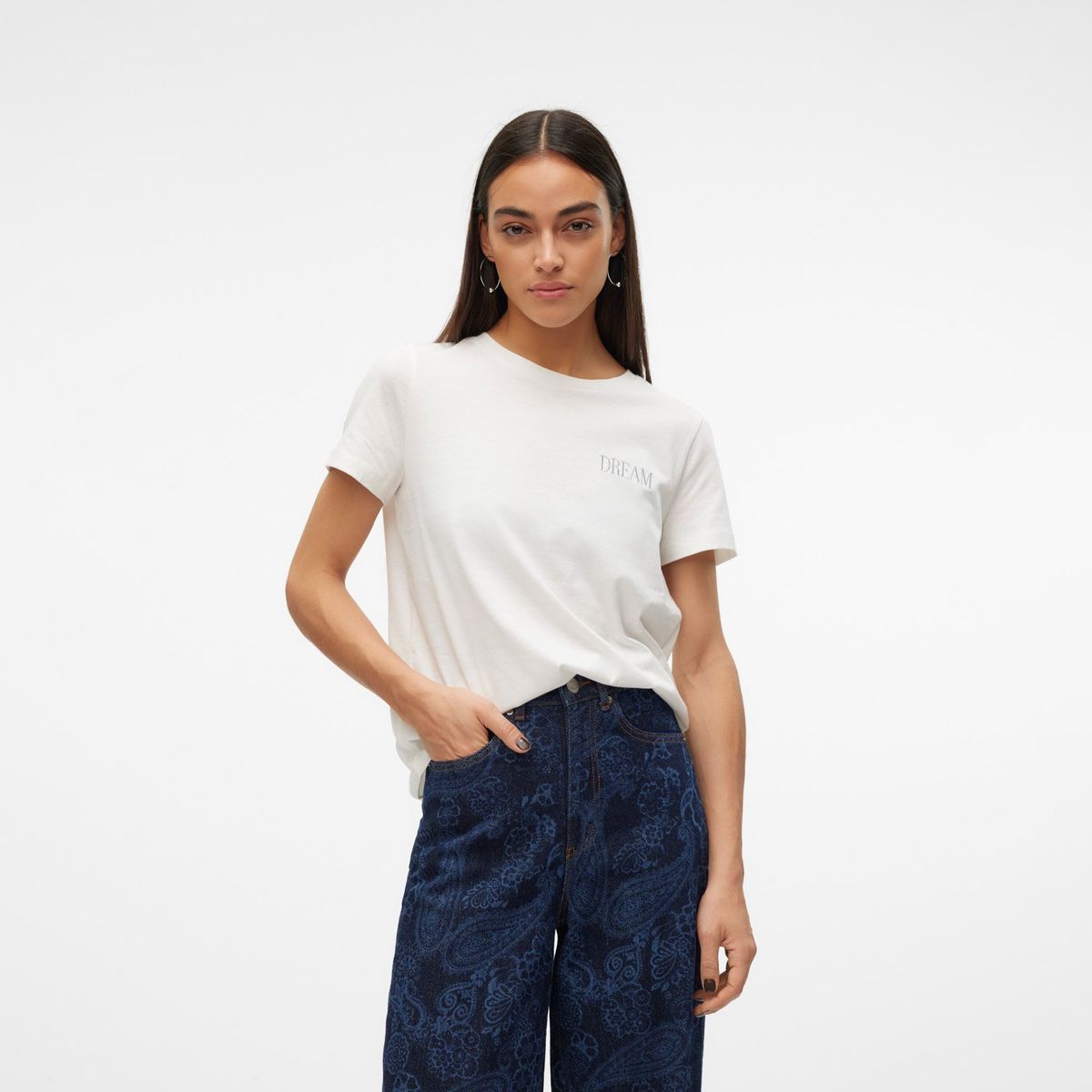 VERO MODA - Polera 100% Algodón Mujer Vero Moda