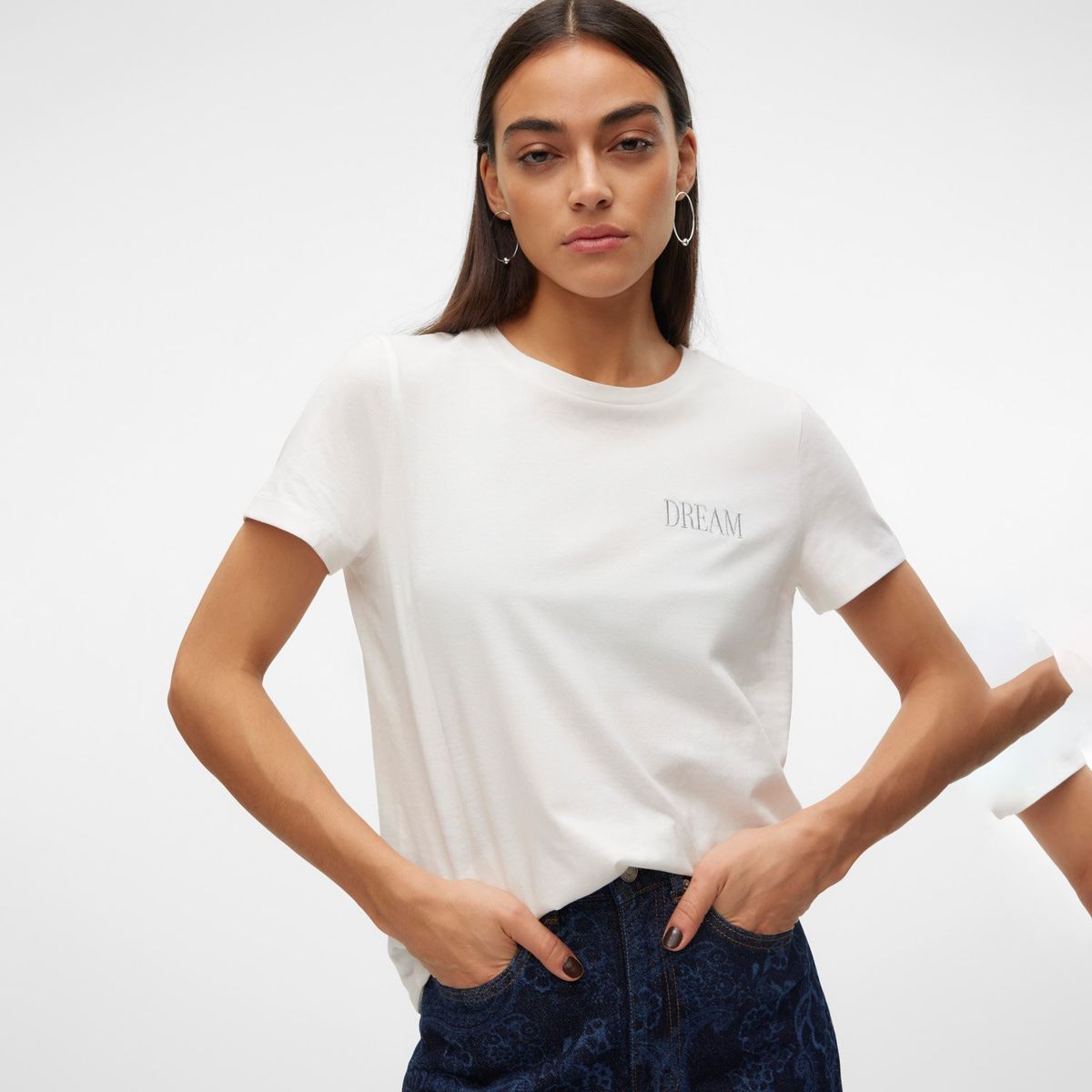VERO MODA - Polera 100% Algodón Mujer Vero Moda
