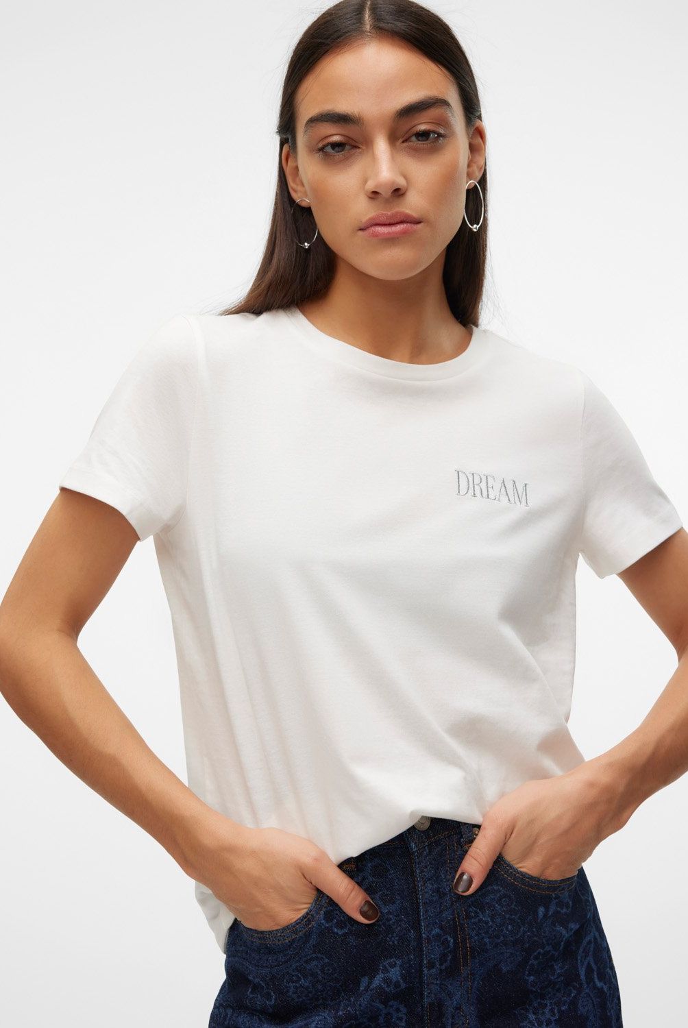 VERO MODA - Polera 100% Algodón Mujer Vero Moda