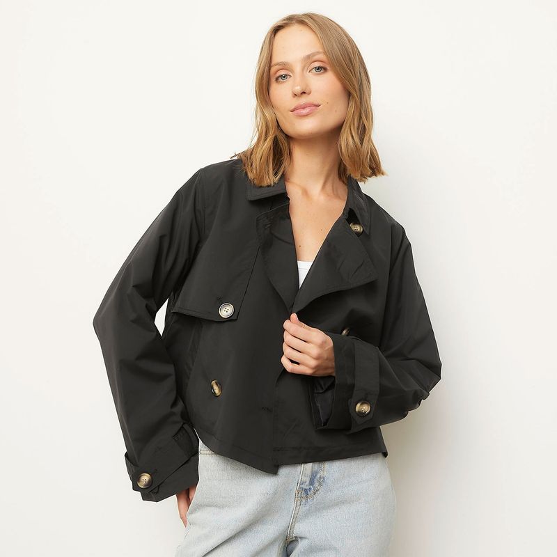 VERO MODA - Abrigo Crop Mujer Vero Moda