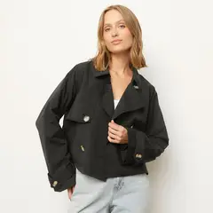 VERO MODA - Abrigo Crop Mujer