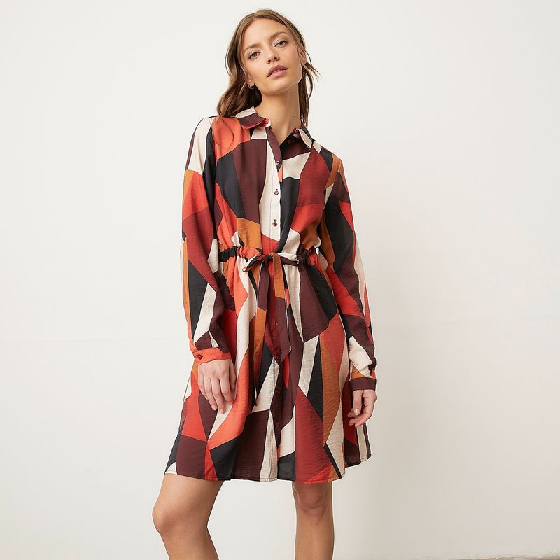 VERO MODA - Vestido Estampado Mujer Vero Moda