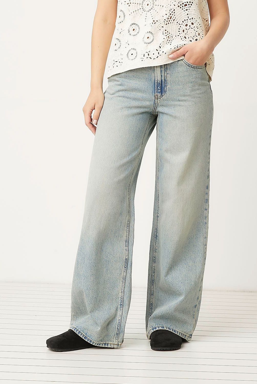VERO MODA - Jeans Wide Leg Mujer Vero Moda
