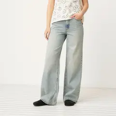 VERO MODA - Jeans Wide Leg Mujer