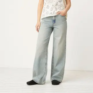 VERO MODA - Jeans Wide Leg Mujer