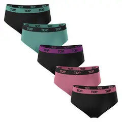 TOP - Calzon Pantaleta Algodon Niña Pack 5