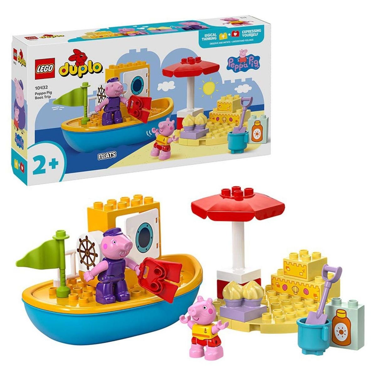 LEGO - Lego Duplo: Excursión en Barco de Peppa Pig