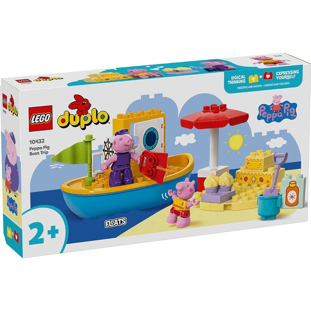 LEGO - Lego Duplo: Excursión en Barco de Peppa Pig