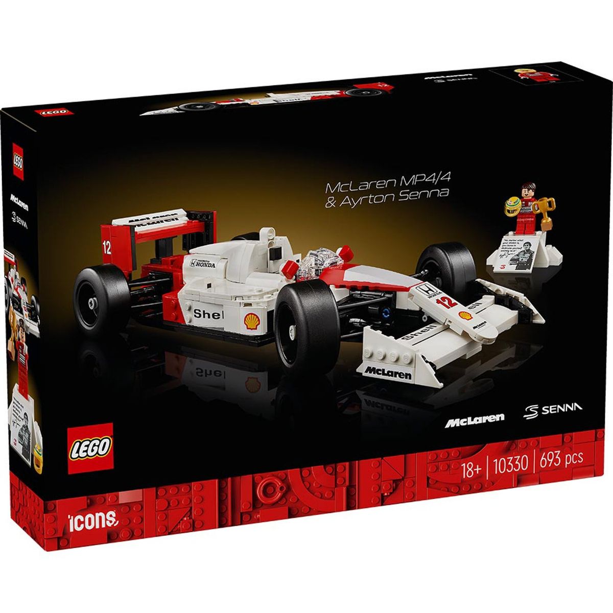 LEGO - Mclaren Mp4/4 Y Ayrton S Lego