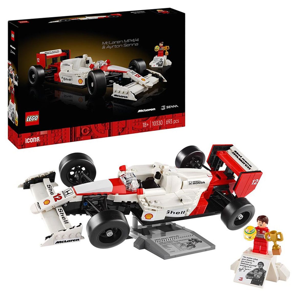 LEGO - Mclaren Mp4/4 Y Ayrton S Lego