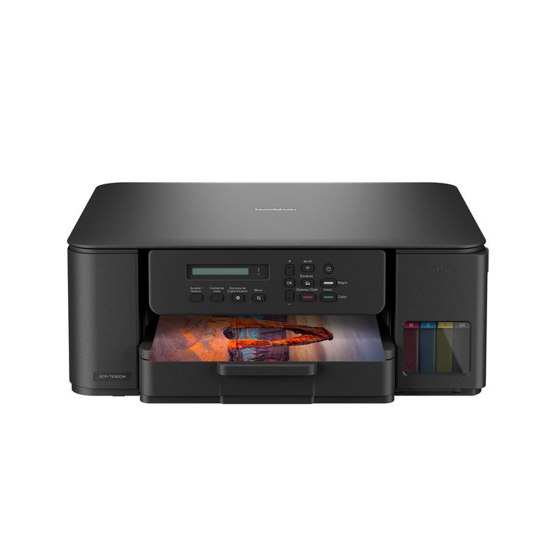 BROTHER - Impresora Multifuncional DCPT530DW Tinta Continua Color WiFi Brother