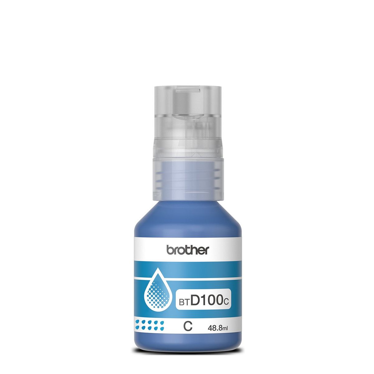 BROTHER - Botella Tinta BTD100C Cian Brother