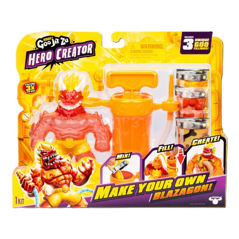 GOO JIT ZU - Set Creador Heroe Blazagon Goo Jit Zu