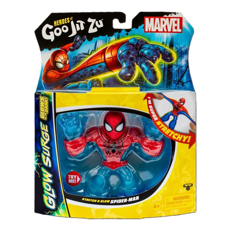 GOO JIT ZU - Spiderman Glow Surge Marvel  Goo Jit Zu
