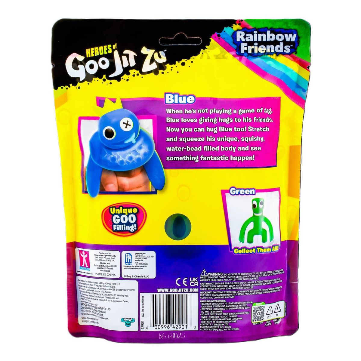 GOO JIT ZU - Rainbow Friends Squishy Blue Goo Jit Zu